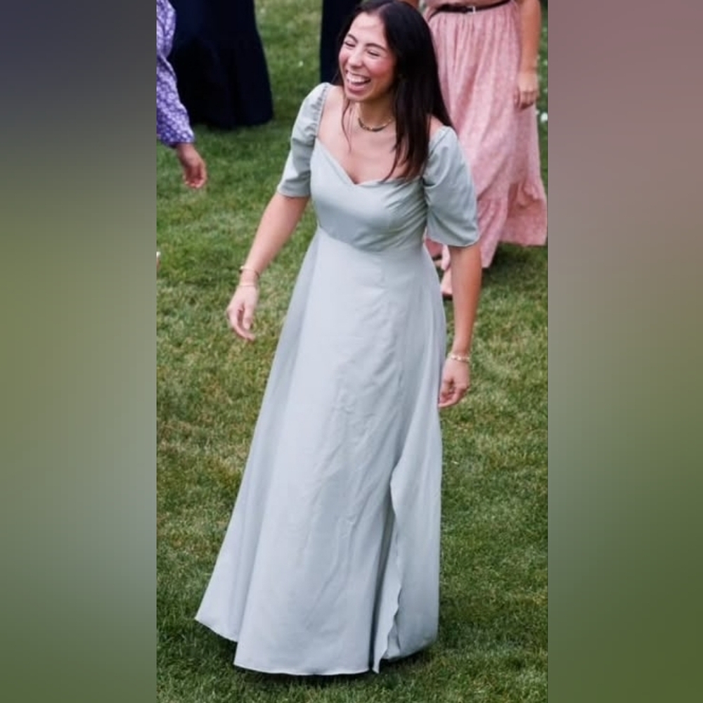 Elegant Sage Women's Dress